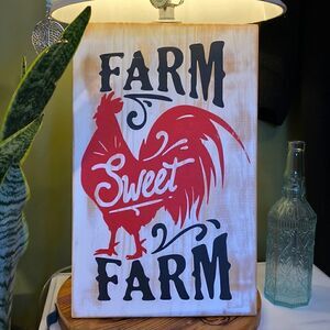 Wood Sign Farmhouse Quote Custom Made With Love By Me 12 By 18